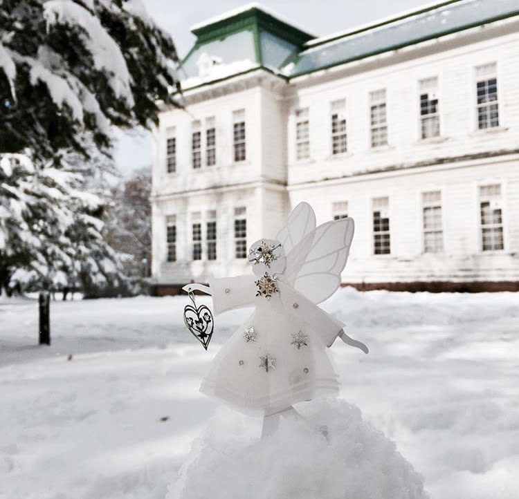 White fairy with heart, medium