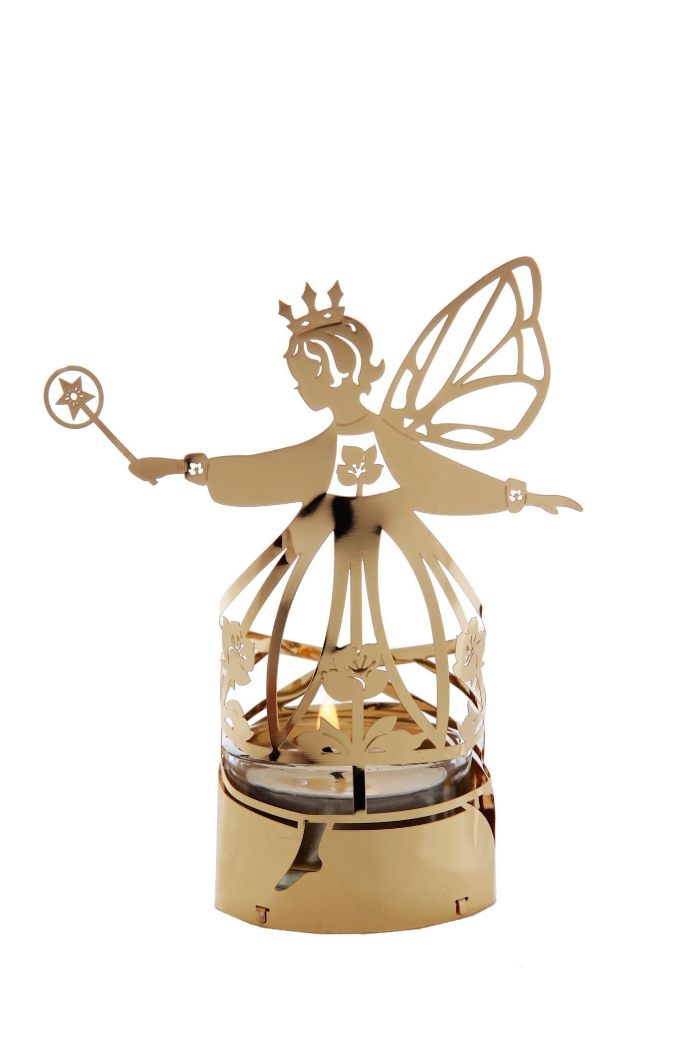 Fairy, Candle Lantern in Gold