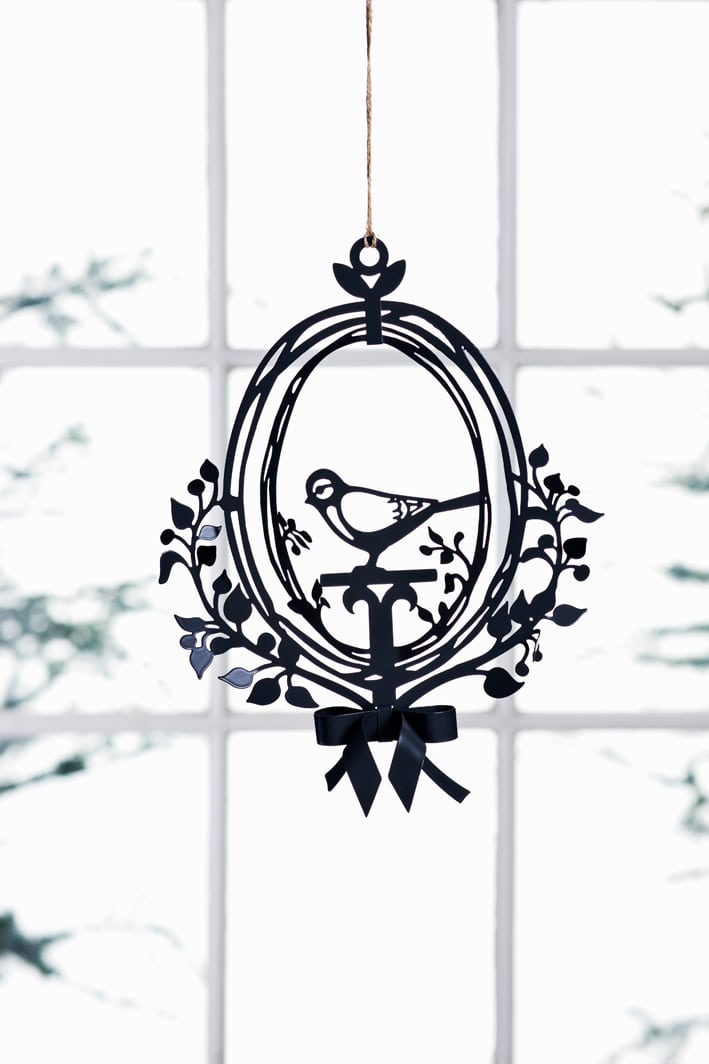 Fuglepynt med LED-lys