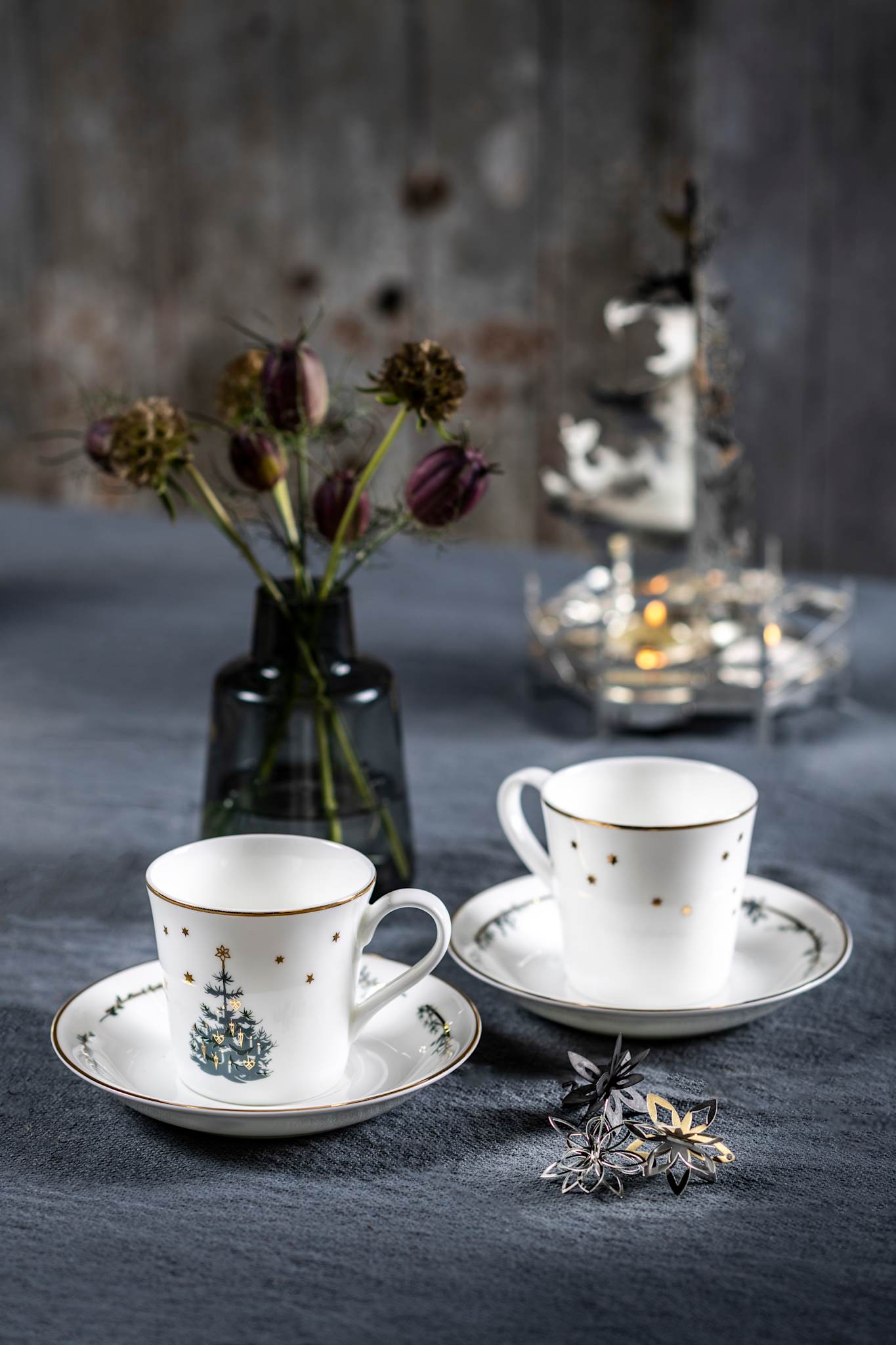 Vinterskov, Stort Træ til Fyrfadslys, Sølv