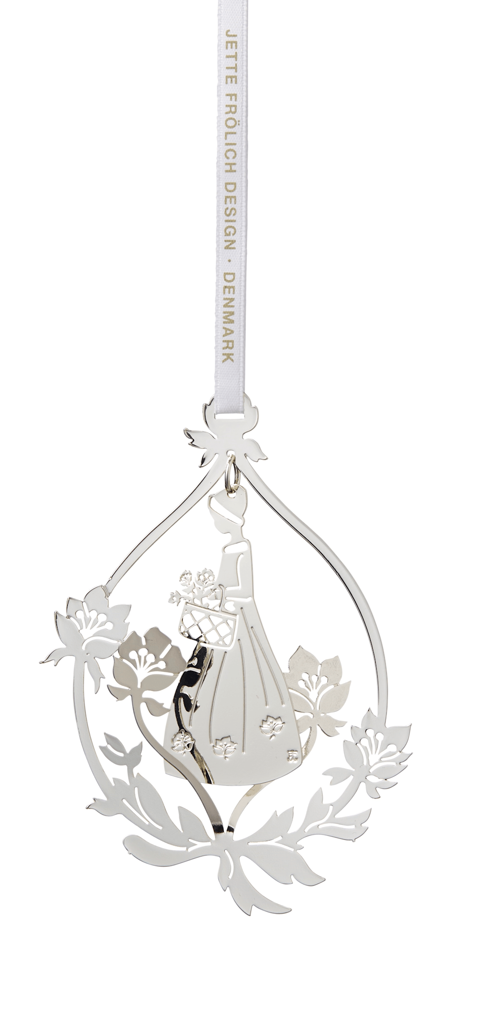 Flower girl Mobile, Silver plated - Sterling silver