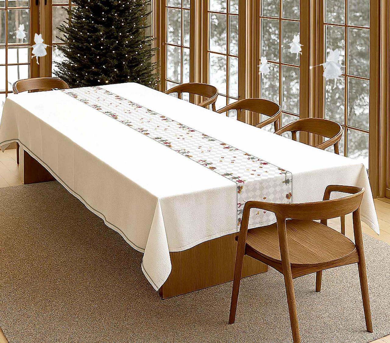 Table Cloth 'Dancing Children' 160 x 320 cm.