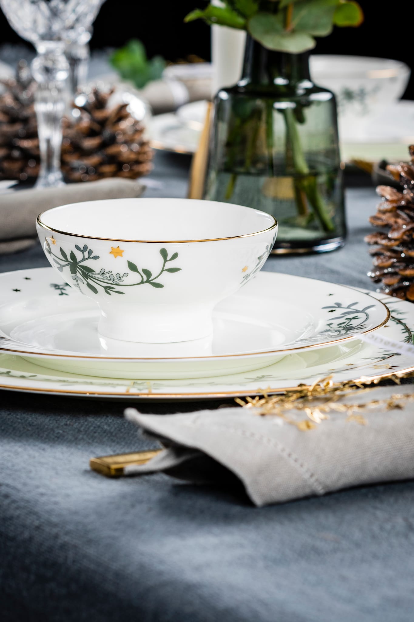 Wintersterne, Schale 11 cm