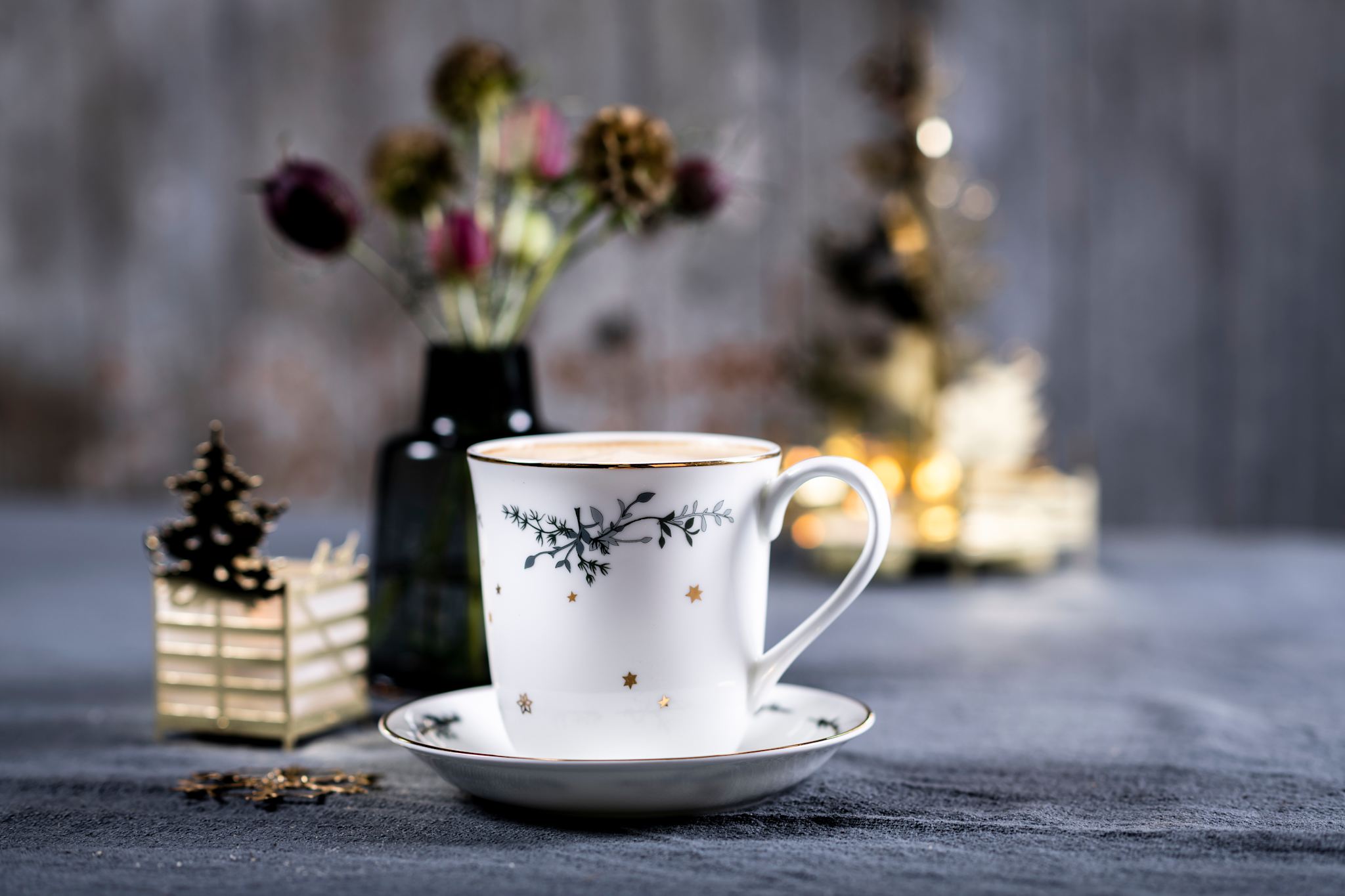 Wintersterne, Becher