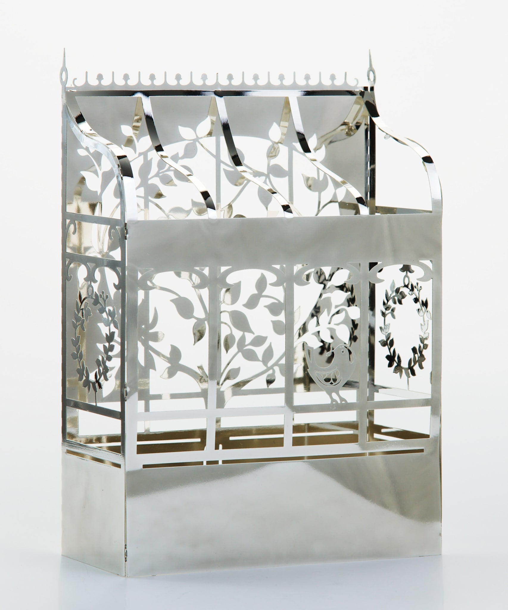 Orangery, Candle Lantern in Silver