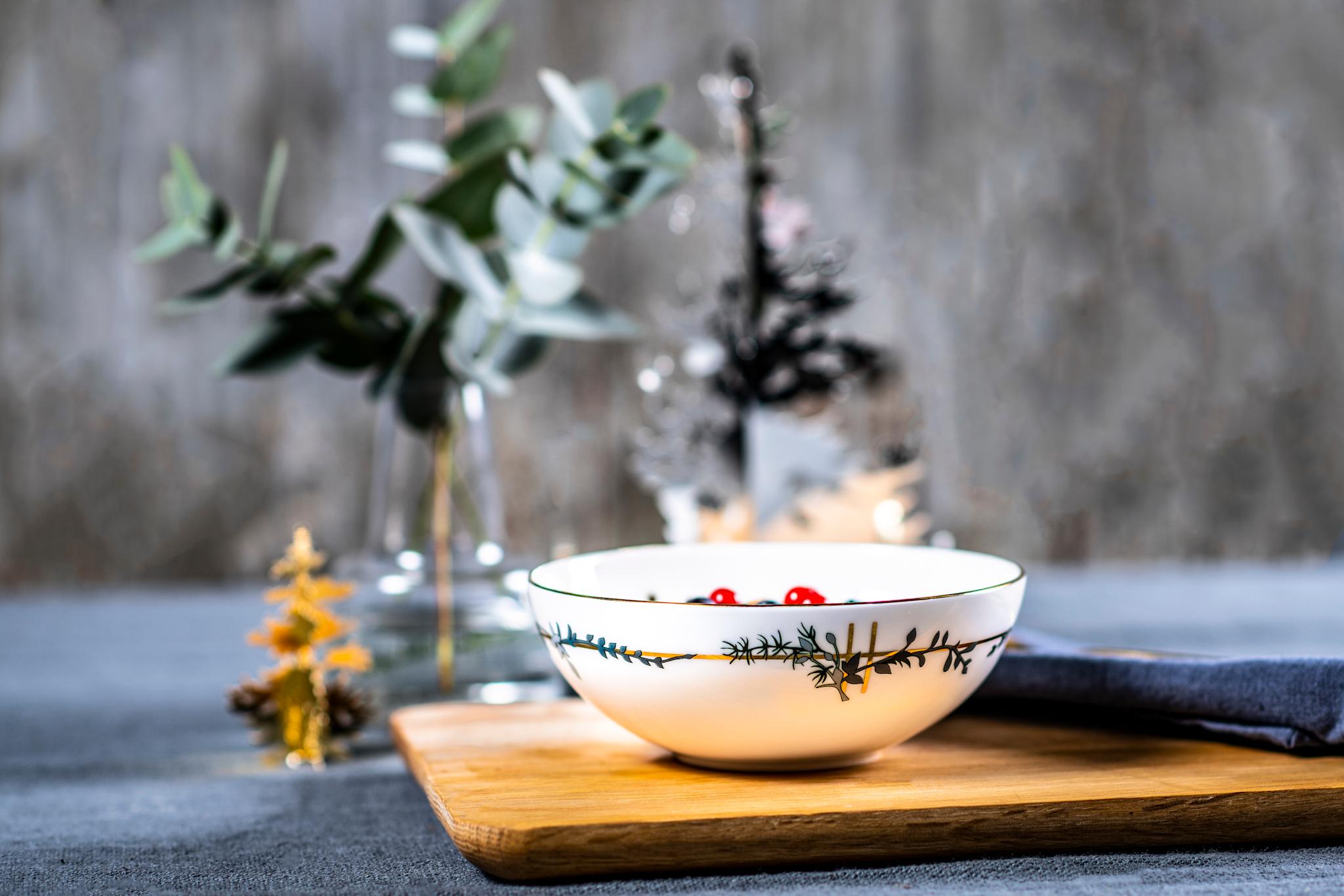 Wintersterne, Schale, 15 cm