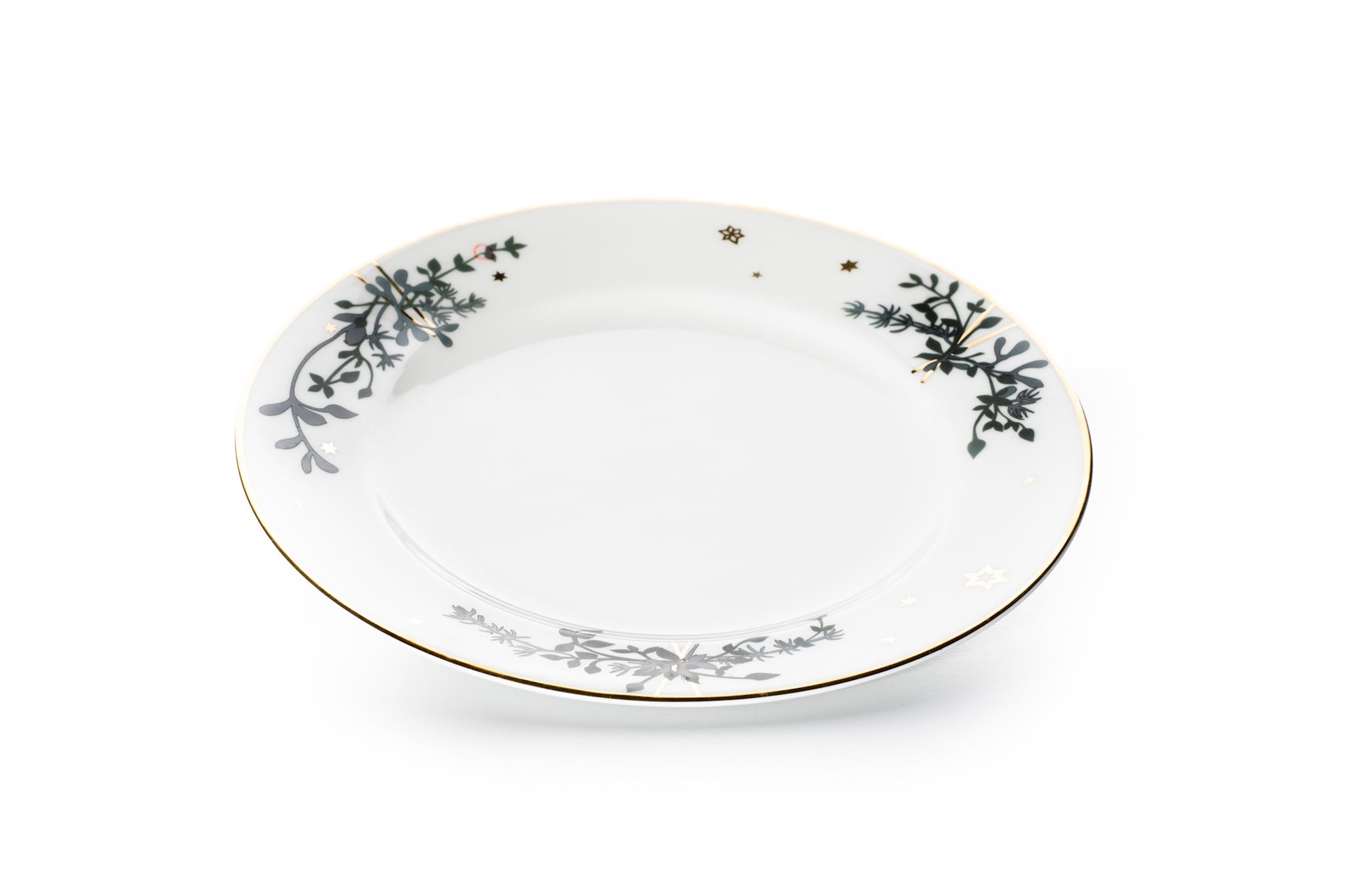 Wintersterne, Teller, 18 cm