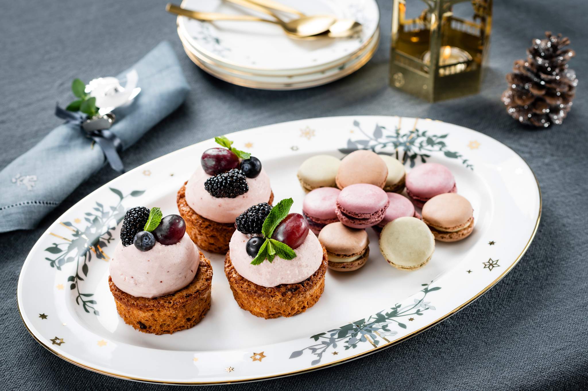 Wintersterne, Servierplatte (ab April-22 auf Lager)